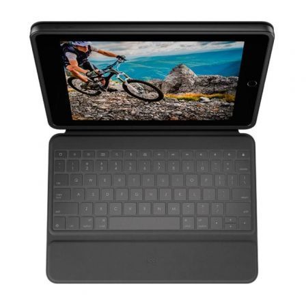 Logitech Rugged Folio Funda con Teclado para iPad 7.ª y 8.ª Gen, Negro Logitech Rugged Folio Funda con Teclado para iPad 7.ª y 8.ª Gen, Negro